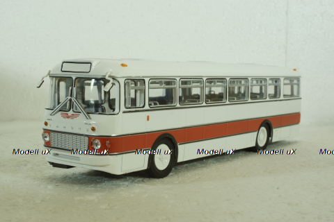 Икарус-556, бело-красный, 360003, Советский Автобус 1:43