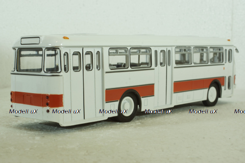 Икарус-556, бело-красный, 360003, Советский Автобус 1:43