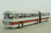 Икарус-180, бело-красный, 350004, Советский Автобус 1:43