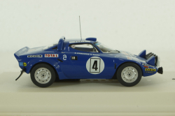 Lancia Stratos HF, No.10, Winner rally Monte Carlo, serie 2, with figurines, S.Munari/S.Maiga, 1976, IXO 1:43