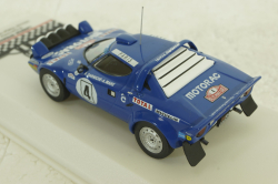 Lancia Stratos HF, No.10, Winner rally Monte Carlo, serie 2, with figurines, S.Munari/S.Maiga, 1976, IXO 1:43