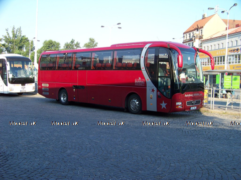 MAN R02 Lion’s Star (Yutong) 2003, red, PM056, Paudi 1:42