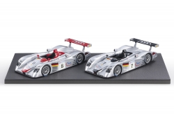 Audi Le Mans Winner Set: Audi R8 Le Mans Winner 2000 #8 & Audi R8 Le Mans 2000 #7, TOPSET008, GP Replicas 1:18