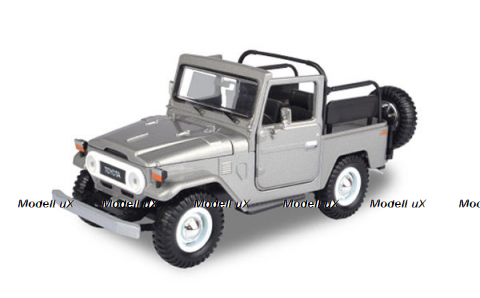 Toyota FJ40 Land Cruiser silver, 79330, MotorMax 1:24