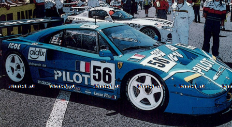 Ferrari F40 LM Le Mans 1996 Pilot Pen Racing, P18139H, BBR 1:18