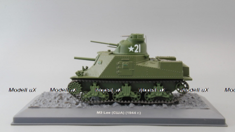 M3 Lee США 1944г. Танки, легенды мировой бронетехники №14, TN014