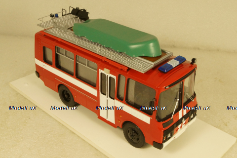 АСА-16 (3205) пожарный аварийно-спасательный автомобиль ПАЗ-3205, TruckTyr 1:43