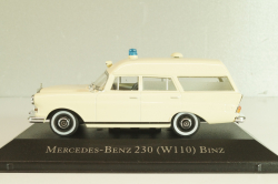 Mercedes-Benz 230 (W110) Binz, Ambulance 1967, Atlas Ambulance Cars Collection 1:43
