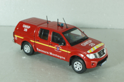 Nissan Navara (D40) GMSP Technamm, groupe de montagne des sapeurs-pompiers (Haute-Corse), Sapeurs-Pompiers №50, Altaya 1:43 С журналом!