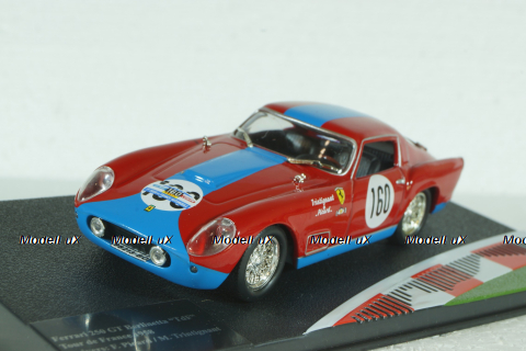 Ferrari 250 GT #160 2nd Rallye Tour de France 1958 Trintignant, Picard, Altaya, Ferrari Racing Collection 1:43