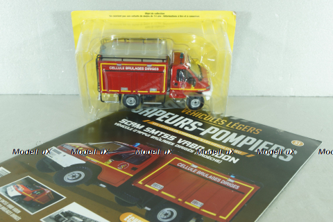 SCAM SMT55 VABD VIDON 4x4 2005, Véhicule d'appui brûlages dirigés (Ardèche), Sapeurs-Pompiers №51, Altaya 1:43 С журналом!