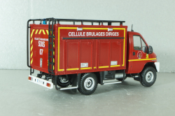 SCAM SMT55 VABD VIDON 4x4 2005, Véhicule d'appui brûlages dirigés (Ardèche), Sapeurs-Pompiers №51, Altaya 1:43 С журналом!