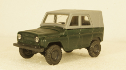 Уаз-469М, зелёный/серый, 1:43