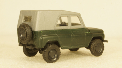 Уаз-469М, зелёный/серый, 1:43