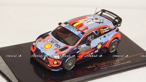 Hyundai i20 WRC 1st Monte Carlo 2020 #11Neuville/Gilsoul, IXO RAM743 1:43