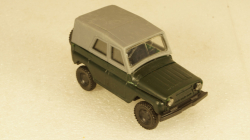 Уаз-469М, зелёный/серый, 1:43
