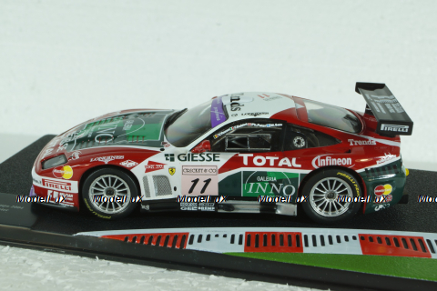 Ferrari 575 GTC #11 2nd 24h Spa 2004 GPC Giesse Squadra Corse, Altaya, Ferrari Racing Collection 1:43
