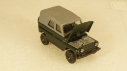 Уаз-469М, зелёный/серый, 1:43