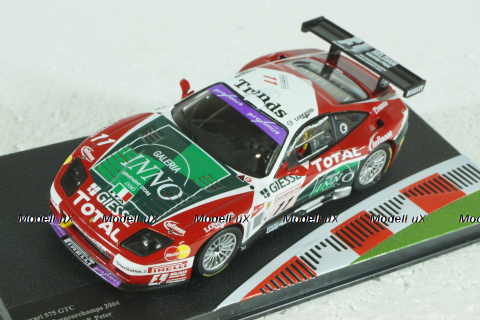 Ferrari 575 GTC #11 2nd 24h Spa 2004 GPC Giesse Squadra Corse, Altaya, Ferrari Racing Collection 1:43