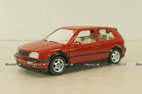 Volkswagen Golf VR6 3-doors (Golf III) 1991, red, 1005R, Schabak 1:43