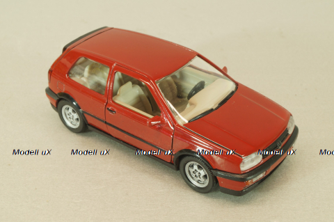 Volkswagen Golf VR6 3-doors (Golf III) 1991, red, 1005R, Schabak 1:43