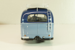 Mercedes-Benz O 6600  bus with figuren driver "Rothenburg O.D. Tauber"  1951 , blue/light blue, 02743, Schuco 1:43