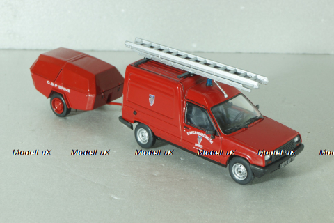 Renault Express with Motopompa (Corrèze), Sapeurs-Pompiers №63, Altaya 1:43 С журналом!