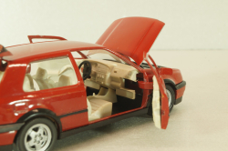 Volkswagen Golf VR6 3-doors (Golf III) 1991, red, 1005R, Schabak 1:43