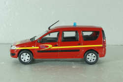 Dacia Logan MCV VL, véhicule léger de liaison (Ardennes), Sapeurs-Pompiers №60, Altaya 1:43 С журналом!