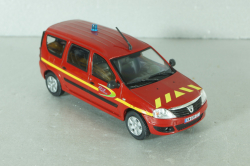 Dacia Logan MCV VL, véhicule léger de liaison (Ardennes), Sapeurs-Pompiers №60, Altaya 1:43 С журналом!
