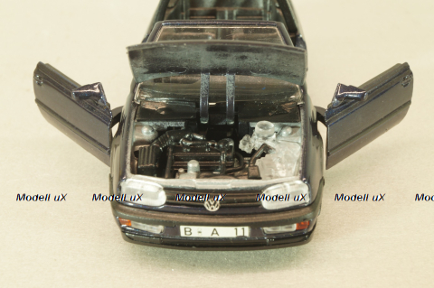 Volkswagen Golf Cabriolet (Golf III) 1991, dark blue, 1006DB, Schabak 1:43