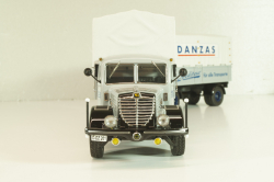 Bussing 8000 truck with trailer "Danzas" 1950 #1, grey, 06253, Schuco 1:43 