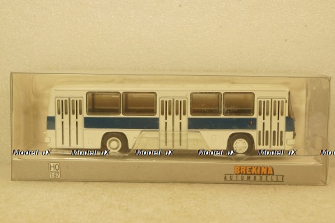 Икарус 260 city bus, white/blue, BRE59802, Brekina 1:87