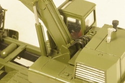 Краз-255 с экскаватором, хаки, RTM 1:43