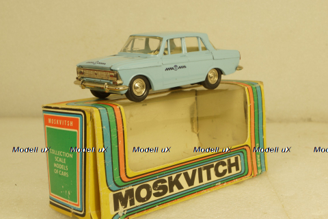 Москвич-412, такси, май 90г., Тантал/Радон 1:43