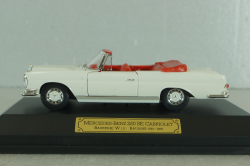 Mercedes-Benz 220 SE Cabriolet (W111) 1965, white, 4310, Faller 1:43