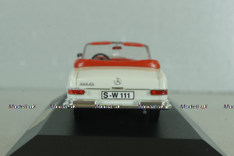 Mercedes-Benz 220 SE Cabriolet (W111) 1965, white, 4310, Faller 1:43