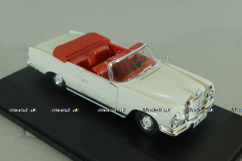 Mercedes-Benz 220 SE Cabriolet (W111) 1965, white, 4310, Faller 1:43