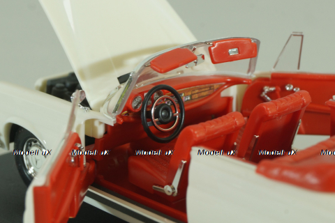 Mercedes-Benz 220 SE Cabriolet (W111) 1965, white, 4310, Faller 1:43