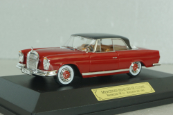 Mercedes-Benz 220 SE Coupe (W111) 1965, white, red/black, 4318, Faller 1:43