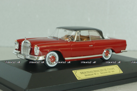 Mercedes-Benz 220 SE Coupe (W111) 1965, white, red/black, 4318, Faller 1:43