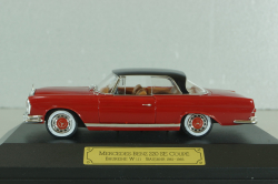Mercedes-Benz 220 SE Coupe (W111) 1965, white, red/black, 4318, Faller 1:43