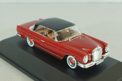 Mercedes-Benz 220 SE Coupe (W111) 1965, white, red/black, 4318, Faller 1:43