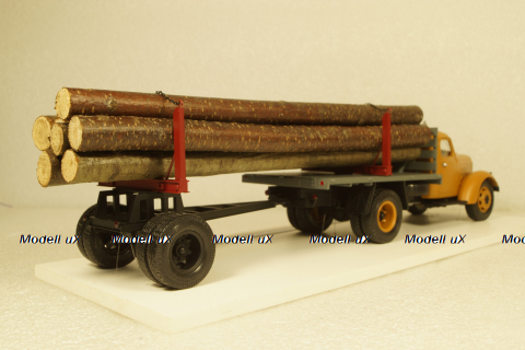Зил-164 с прицепом 1-ПЗ-5М, лесовоз, TruckTyr 1:43