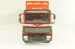 Mercedes-Benz 1748 S  tractor with semi trailer tankwechsel system, red/silver, 317/2, NZG 1:43