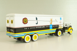 Berliet TLM 10 R tractor with semi-trailer "Interflora" 1953, white/yellow/blue, Semi-remorques D'exception #5, Altaya 1:43