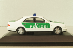 Mercedes-Benz E320 (W210)  Polizei 1995, white/green, B66005728, Herpa 1:43