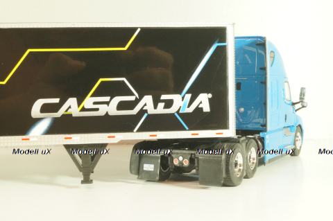 Freightliner Cascadia tractor with semi-trailer "Cascadia" 2016,  blue/black, American Truck, Altaya 1:43 #50