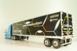 Freightliner Cascadia tractor with semi-trailer "Cascadia" 2016,  blue/black, American Truck, Altaya 1:43 #50