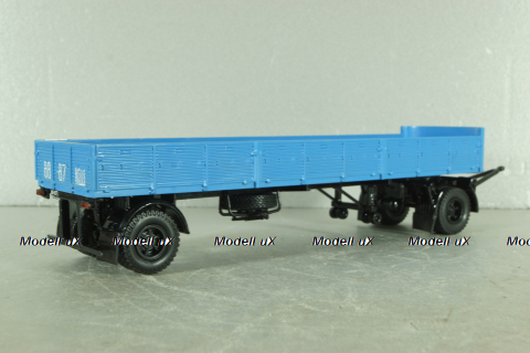 Маз-93801/2 п/прицеп с подкатной осью 1977, синий, Н852, Наш Автопром (конверсия) 1:43